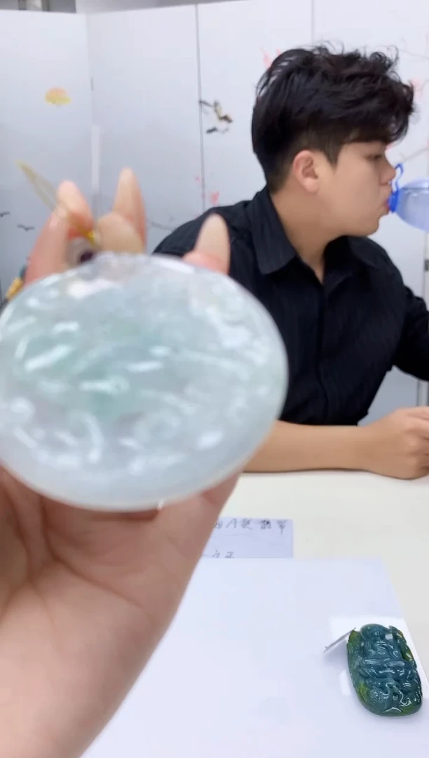 【闪购商品】定制翡翠未镶嵌5145jj-毛货挂件99
