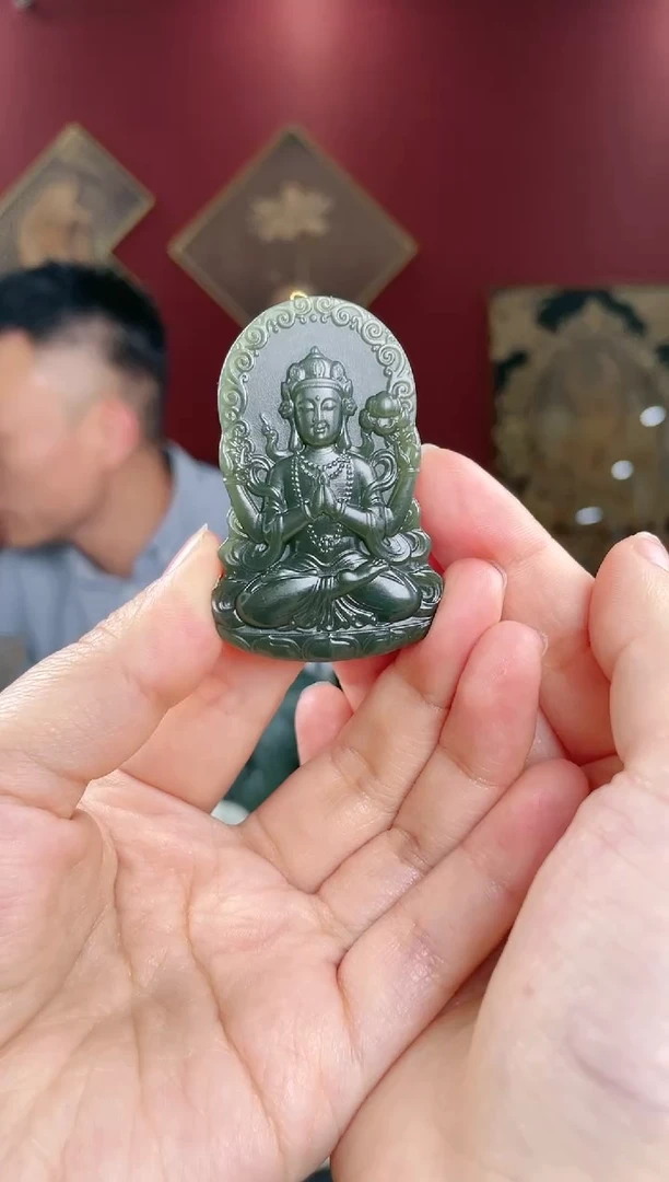 【闪购商品】和田玉颈饰未镶嵌观音