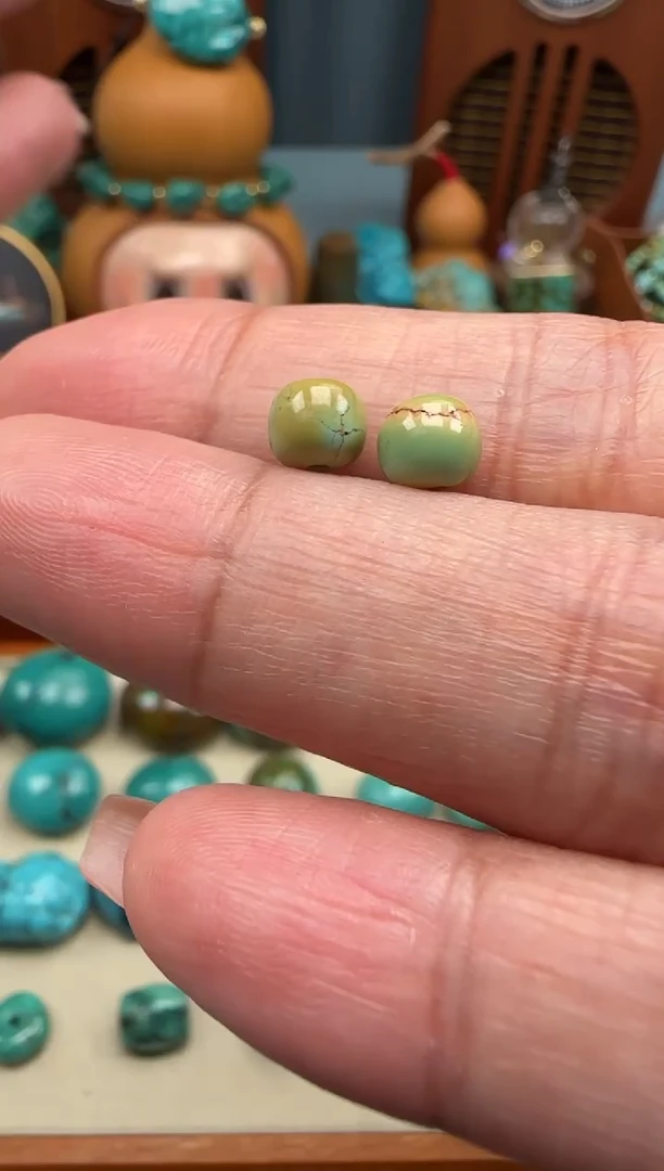 未镶嵌绿松石珠宝奇石绿松石