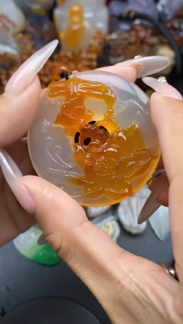 【闪购商品】玛瑙/玉髓颈饰未镶嵌ll
