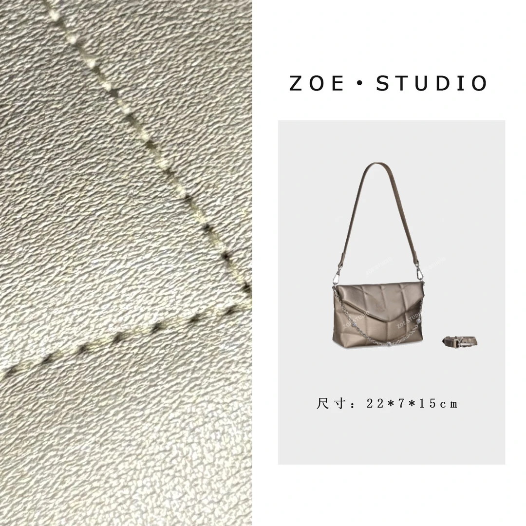 【佐伊甄选】GQ-7958-香槟色轻奢女士时尚潮流通勤腋下斜挎包