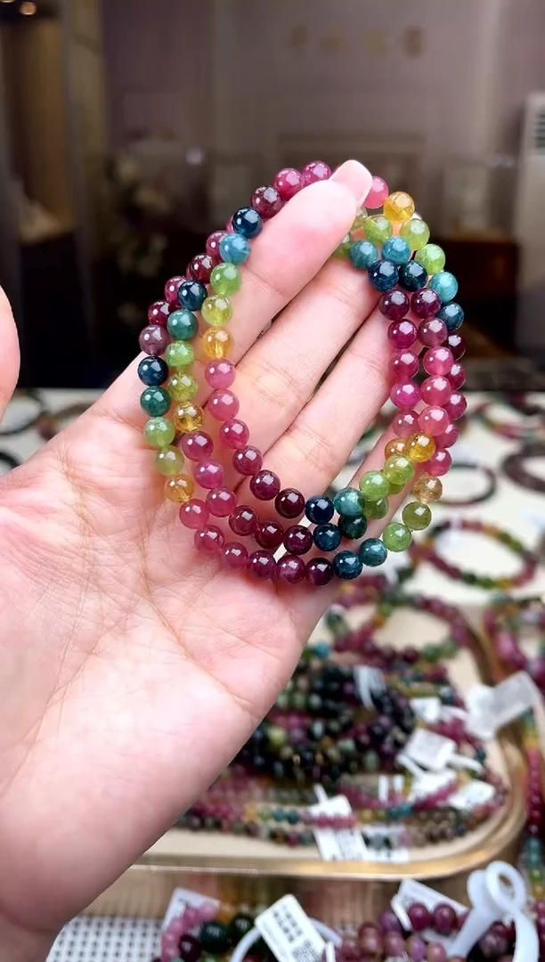 【闪购商品】碧玺/未镶嵌6mm+碧玺多圈多样性发货