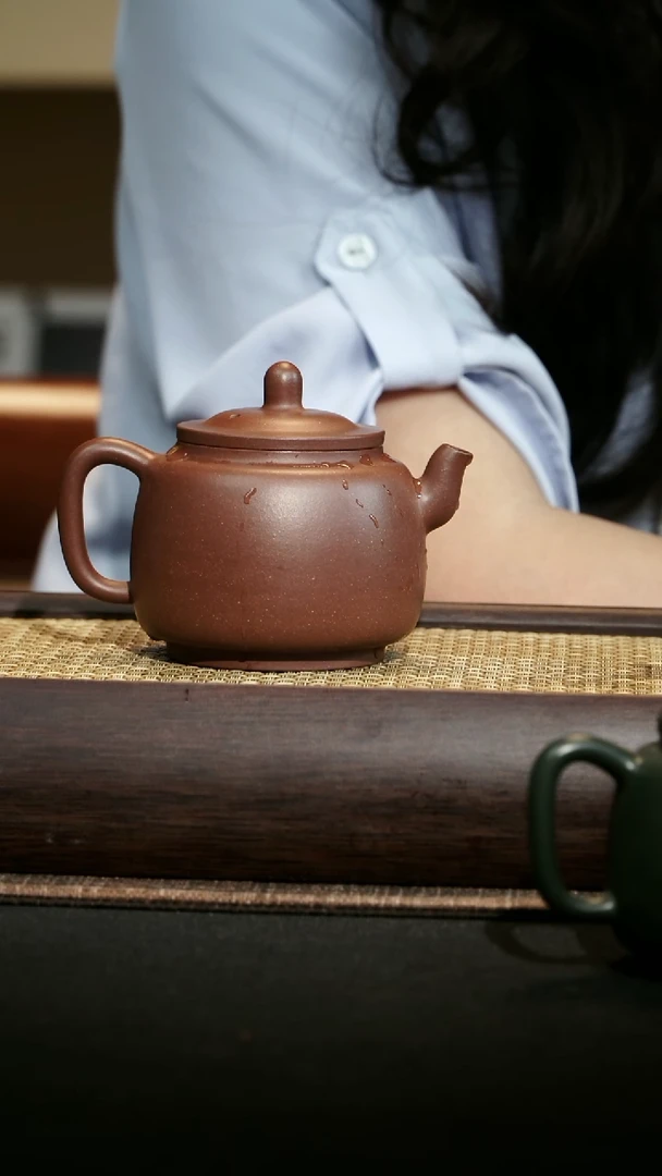 紫砂壶墨林紫泥200毫升