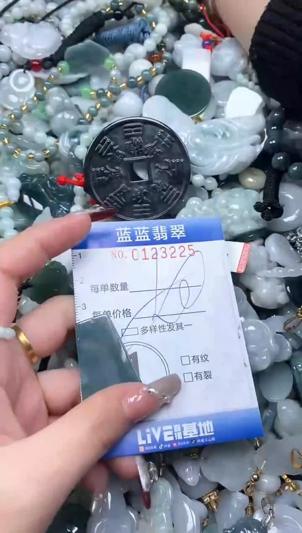 【闪购商品】翡翠颈饰未镶嵌闪购0123225多样性发其一