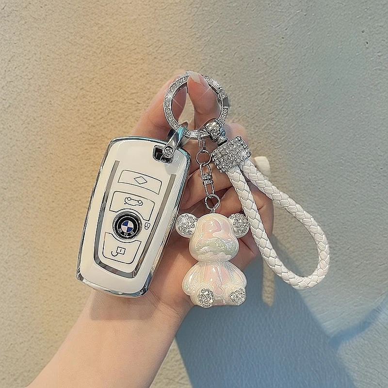 专用宝马车钥匙套新5系3系X5L/iX3/X1系X6三五X7系320li包扣壳女