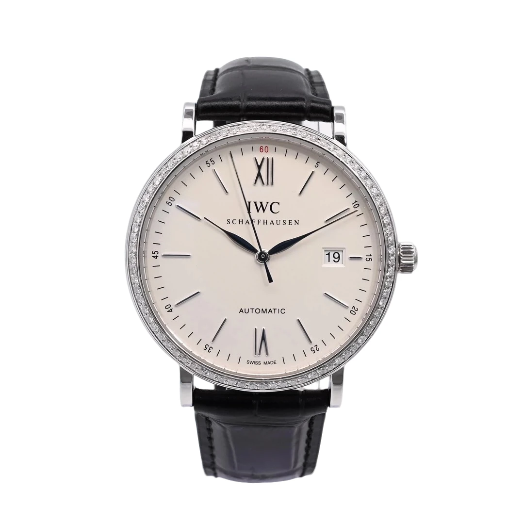99新 IWC/万国 柏涛菲诺系列 自动机械 40MM/红60/后钻