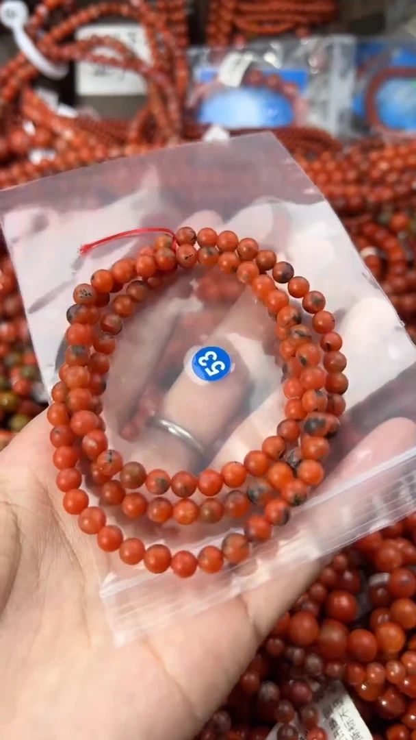 南红玛瑙手串未镶嵌7
