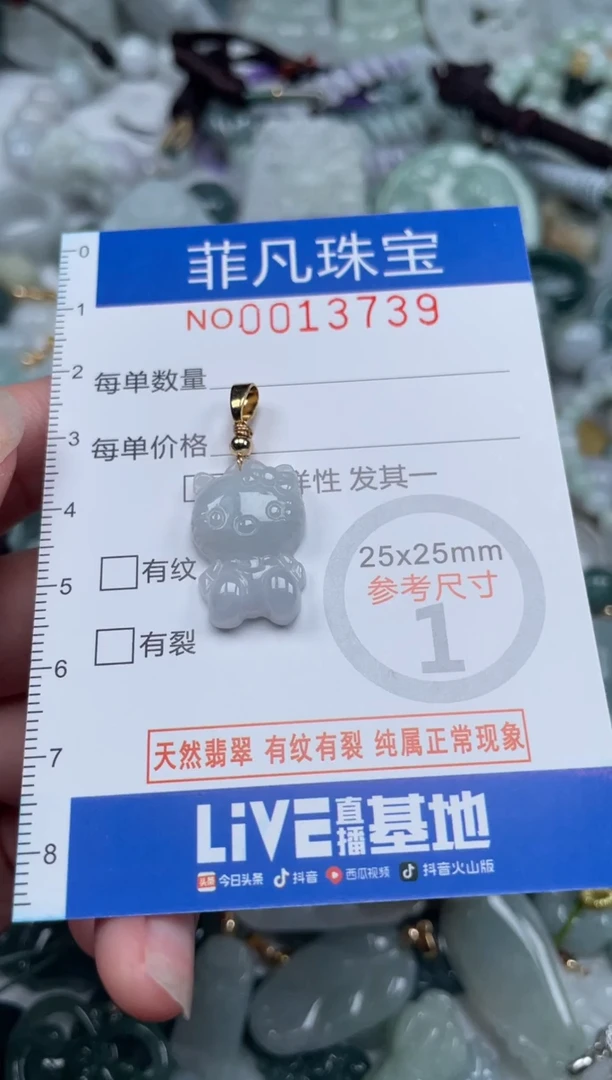 颈饰未镶嵌翡翠13739