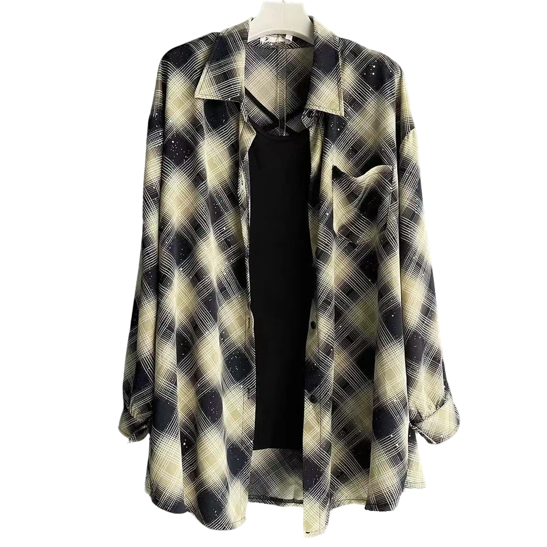 大码女装衬衫吊带两件套