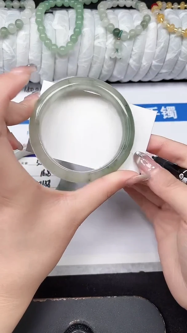 未镶嵌手镯石英质玉386-59/60