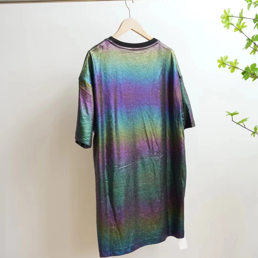 1582-彩色小猫咪印花夏季短袖T恤