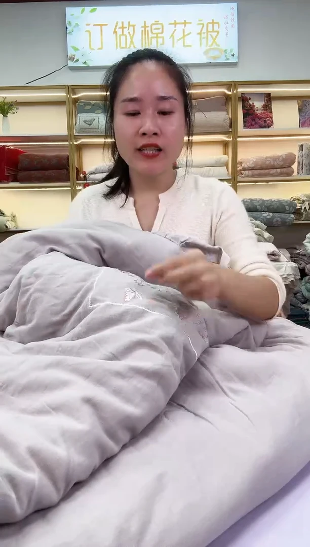 棉高品质纱布棉秋冬被