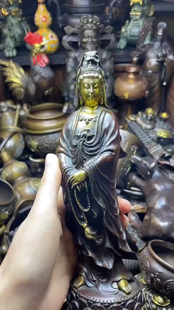 闪购链接，点击下单，有运费险，铜摆件