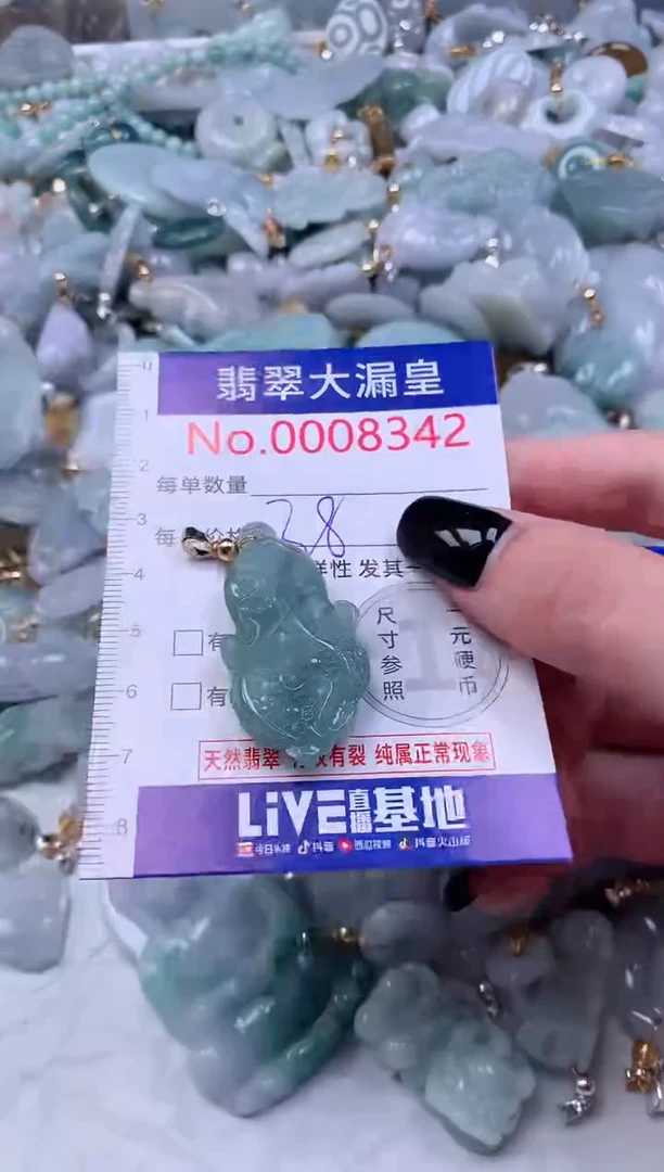 颈饰未镶嵌翡翠8342