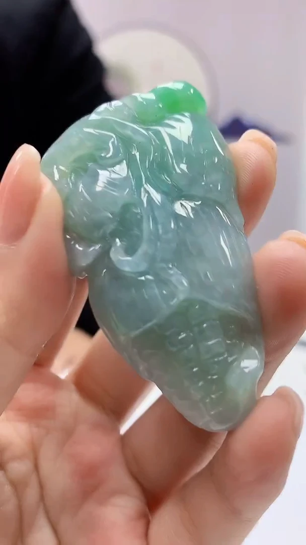 【闪购商品】定制翡翠未镶嵌4969ms-毛货199葡萄