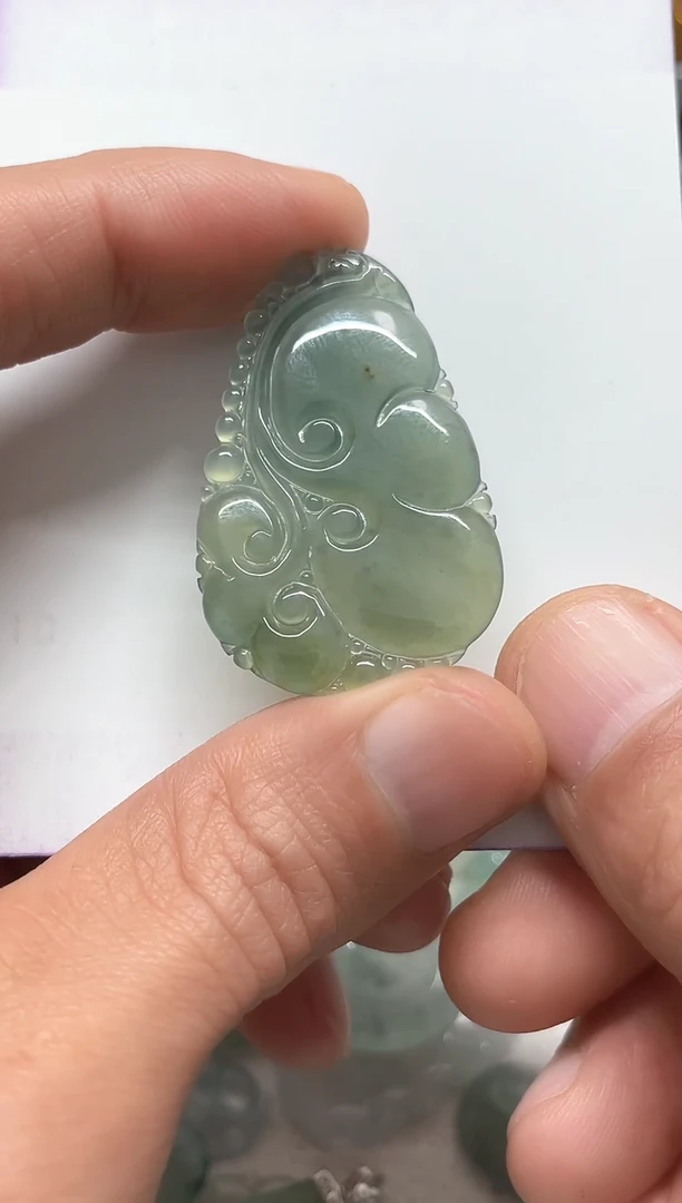 【闪购商品】翡翠颈饰未镶嵌天然缅甸A货翡翠吊坠