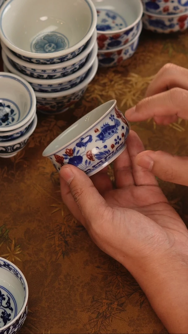 非常漂亮的茶器主人杯-10