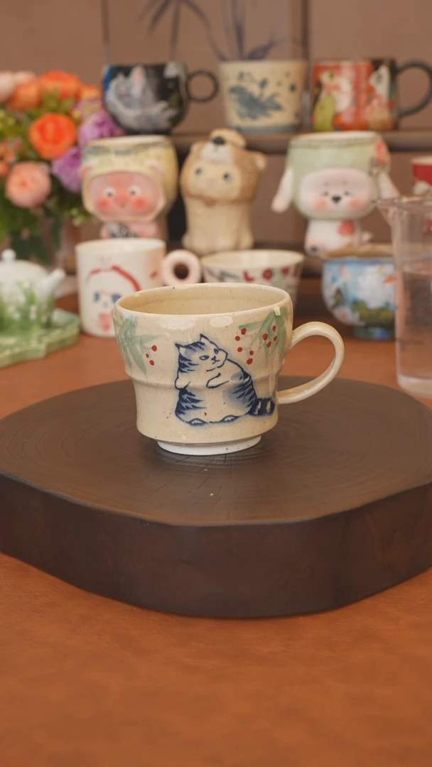 刘十三系列 猫咪马克杯