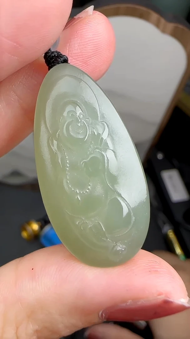 吊坠(不含链)未镶嵌和田玉JJD1211043多样性发一