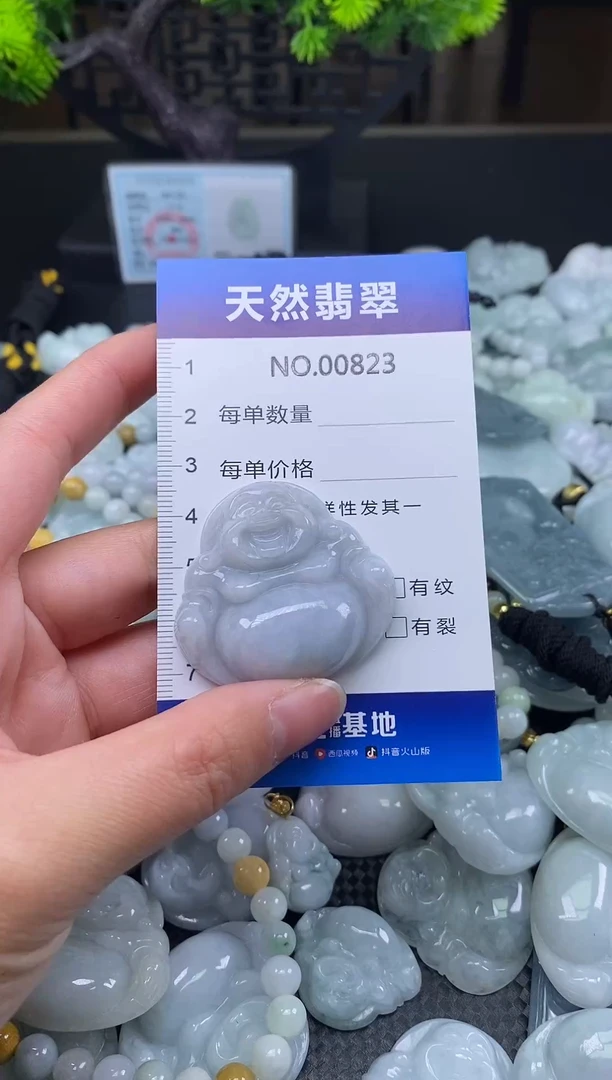 颈饰未镶嵌翡翠天然缅甸翡翠823