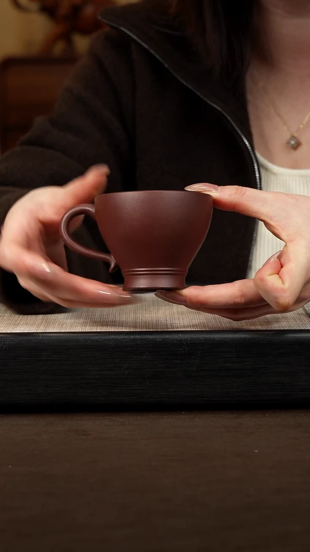 茶壶紫砂【P001】手把杯