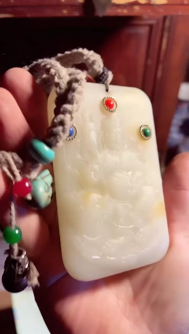 【闪购商品】和田玉颈饰未镶嵌安哥精品精选链接017