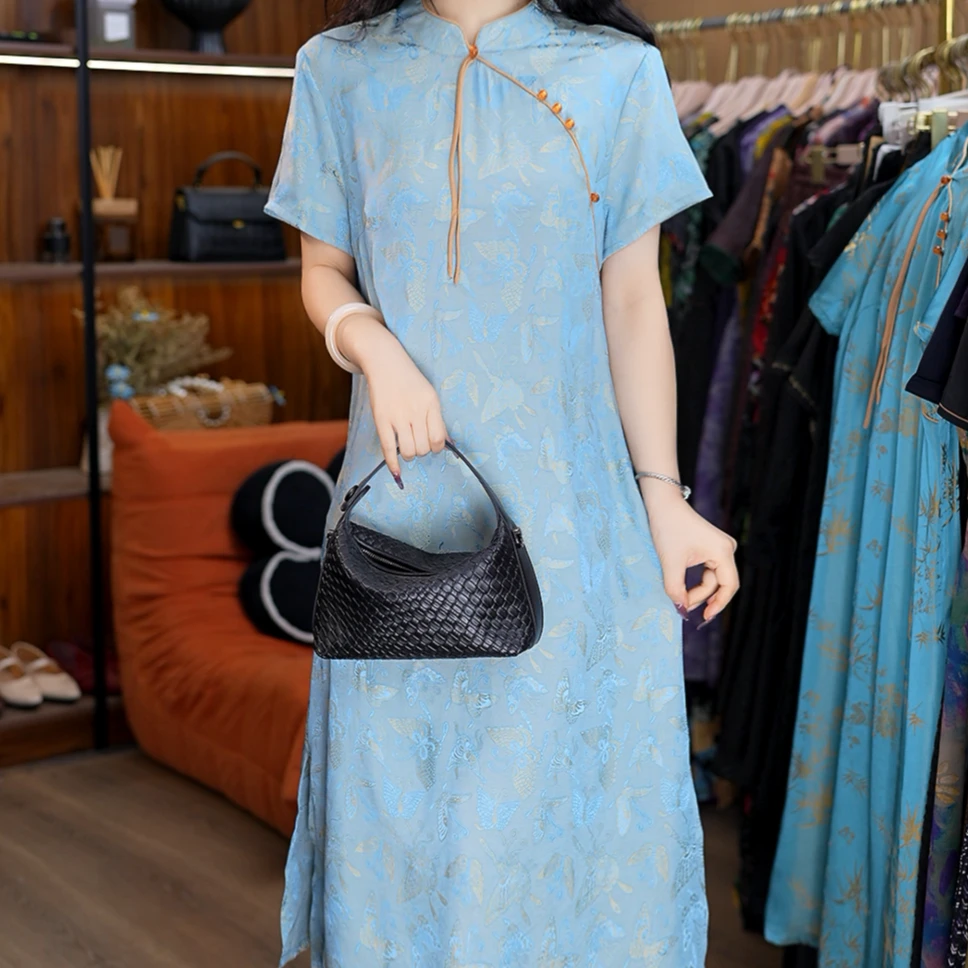 1185-27舒适时尚印花连衣裙