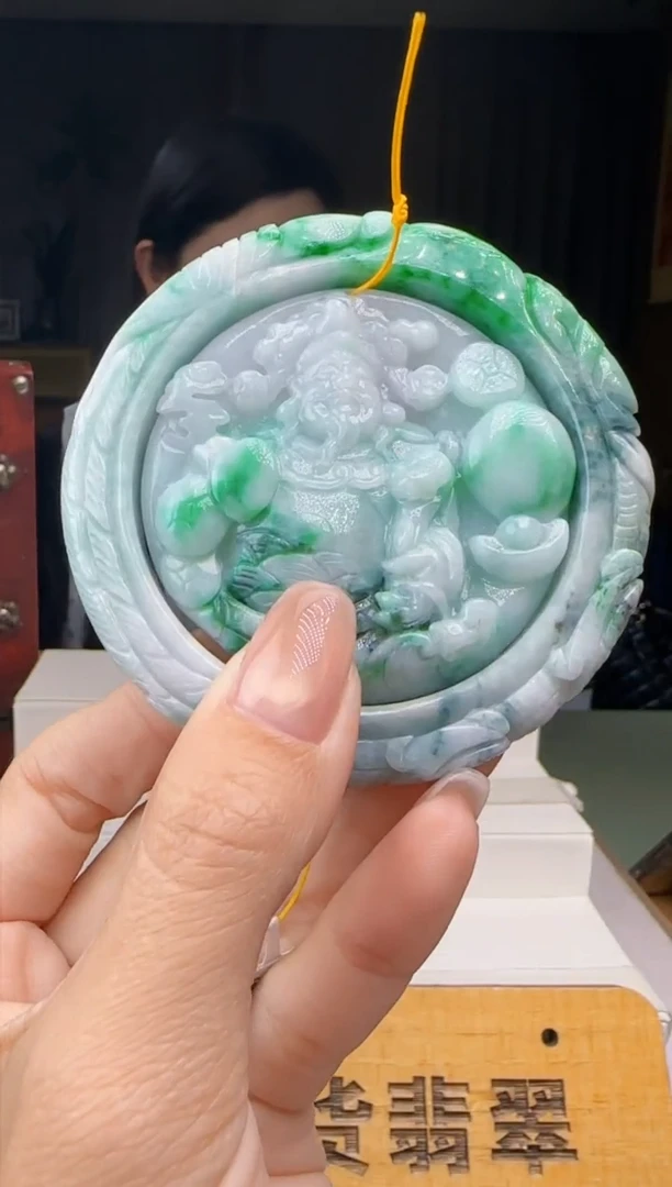 【闪购商品】翡翠吊坠(不含链)未镶嵌XY@@960Q3J13497