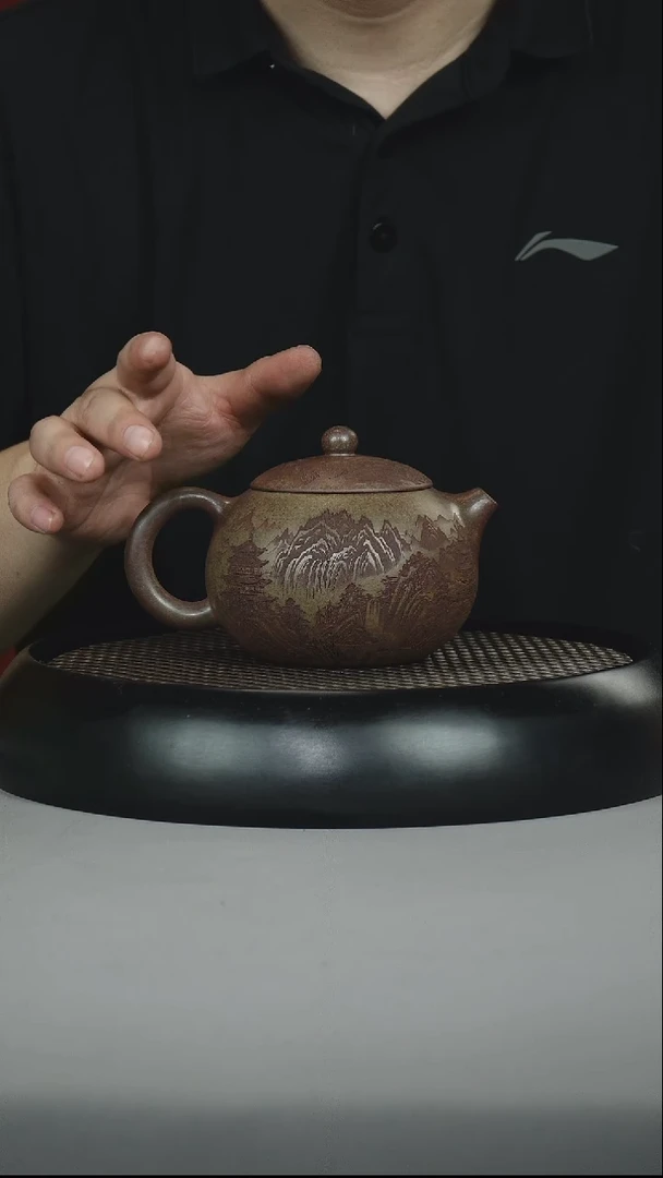 茶壶紫砂云雾沉香泥 西施