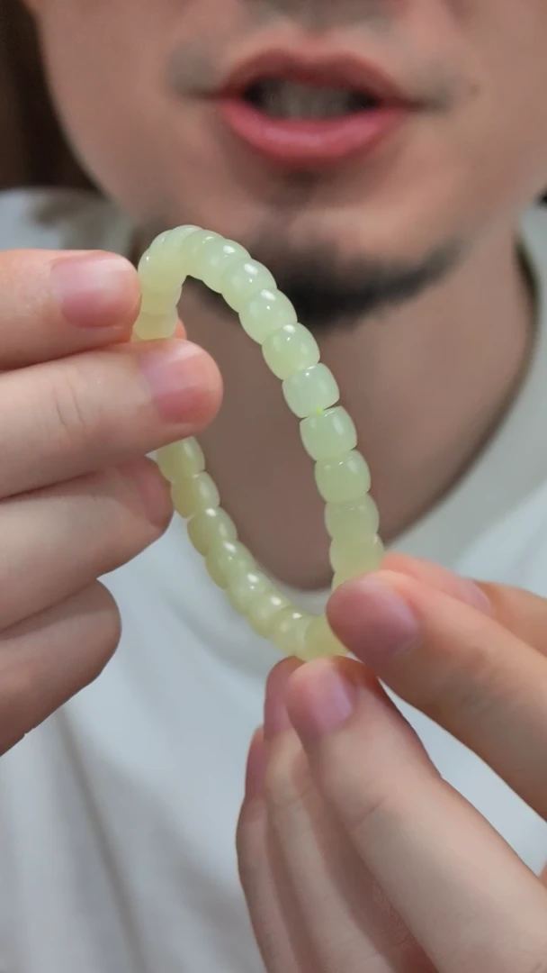 手串未镶嵌和田玉01黄口手串ZD