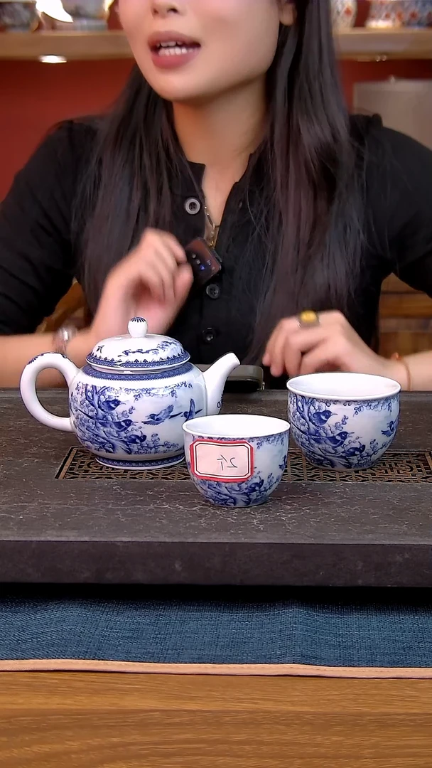 简装家用款4件套 白瓷陶瓷茶具