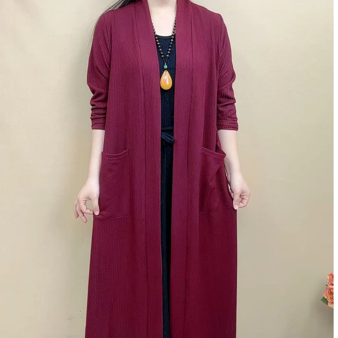 中国风时尚防晒衣中长款薄款风衣轻职风春秋韩版外套宽松