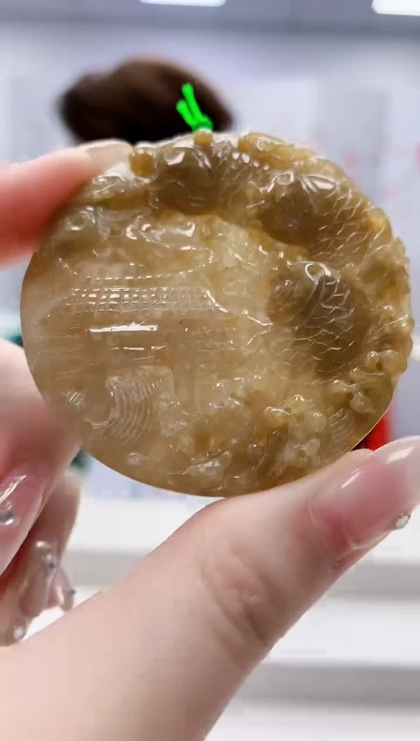 颈饰未镶嵌翡翠5159jw-jj挂件5