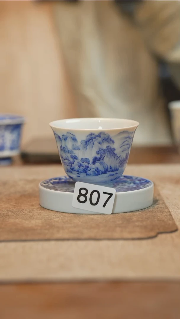 杯子全手工全手绘807