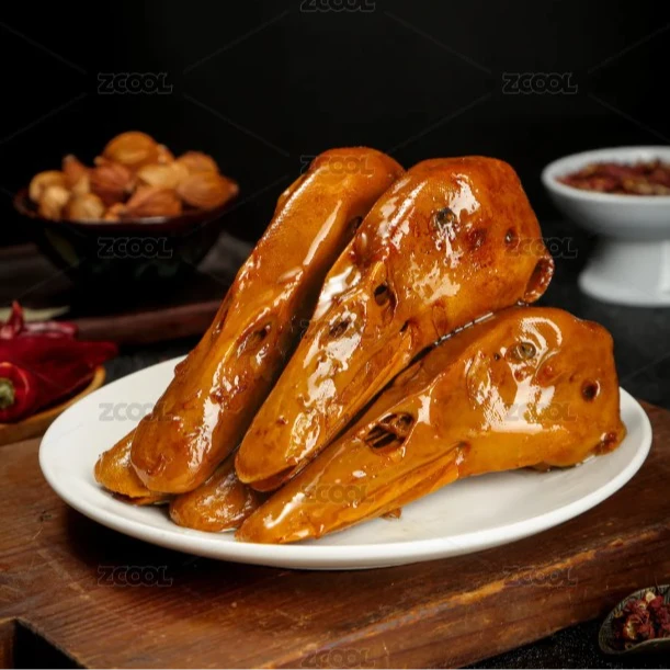 鹅娘手工卤制正宗皖西白鹅现杀现卤鹅头2个顺丰包邮