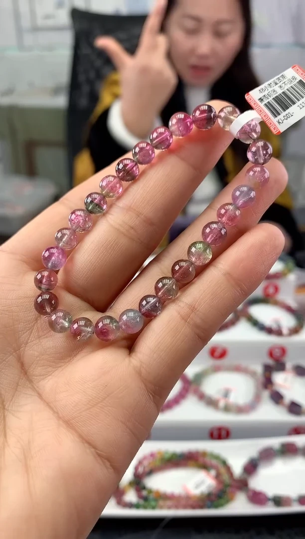 未镶嵌手串碧玺多样性发一条