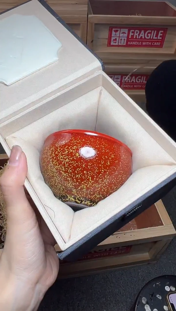 茶盏锦上花 建窑建盏主人杯