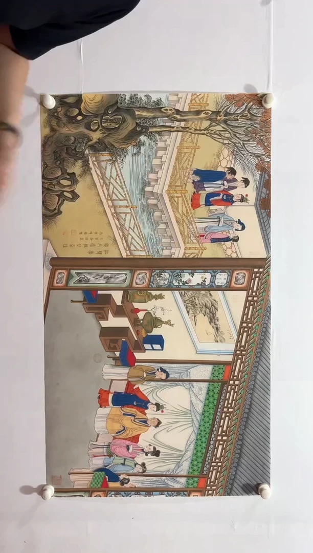 国画马宁晞-精品工笔国画-人物