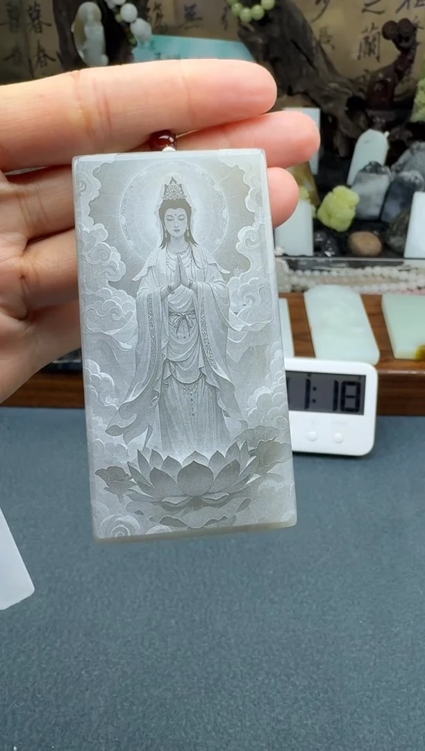 【闪购商品】和田玉颈饰未镶嵌开心