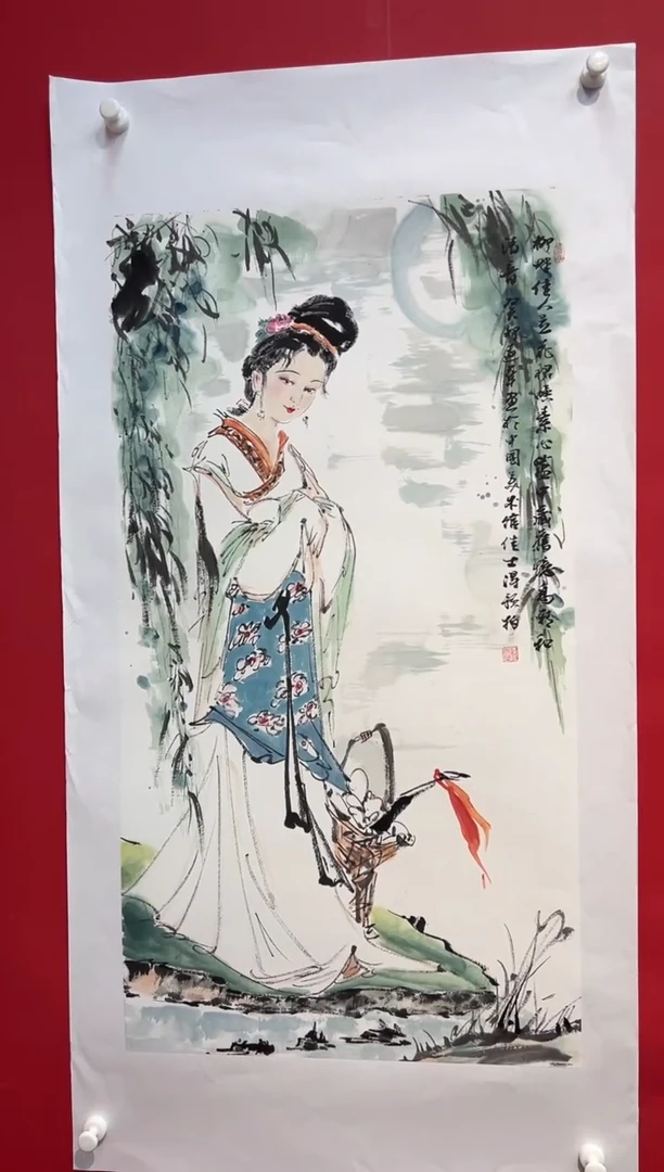 国画画家陆远华纯手绘原作
