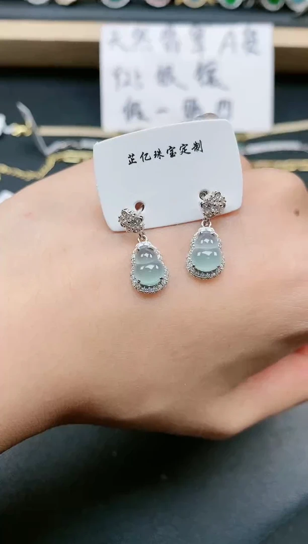 翡翠戒指银S925镶嵌11111