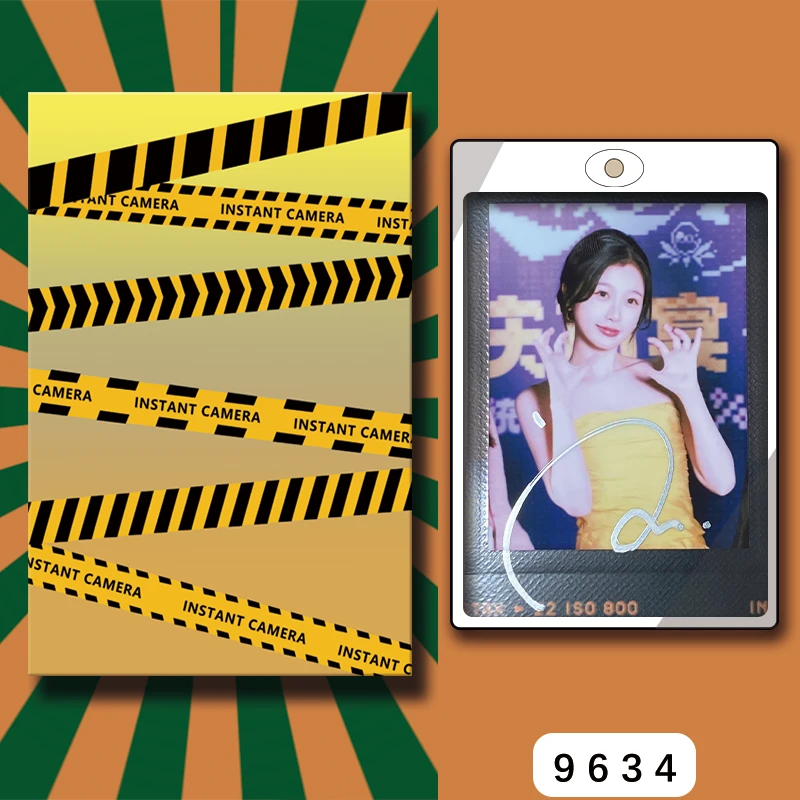 D9634【虞书欣】 正品拍立得照片 黑金