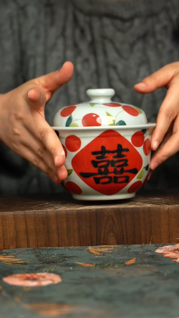 杯釉下彩手工手绘同款陶器