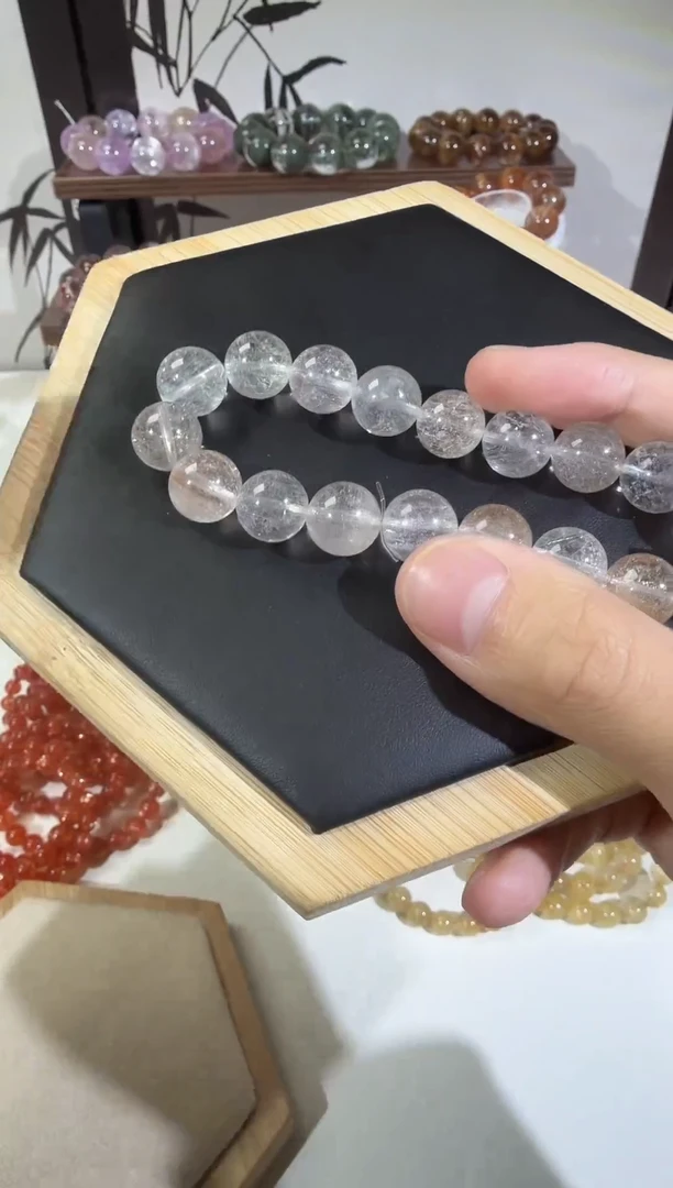 水晶摆件未镶嵌SJ-307彩兔毛手串