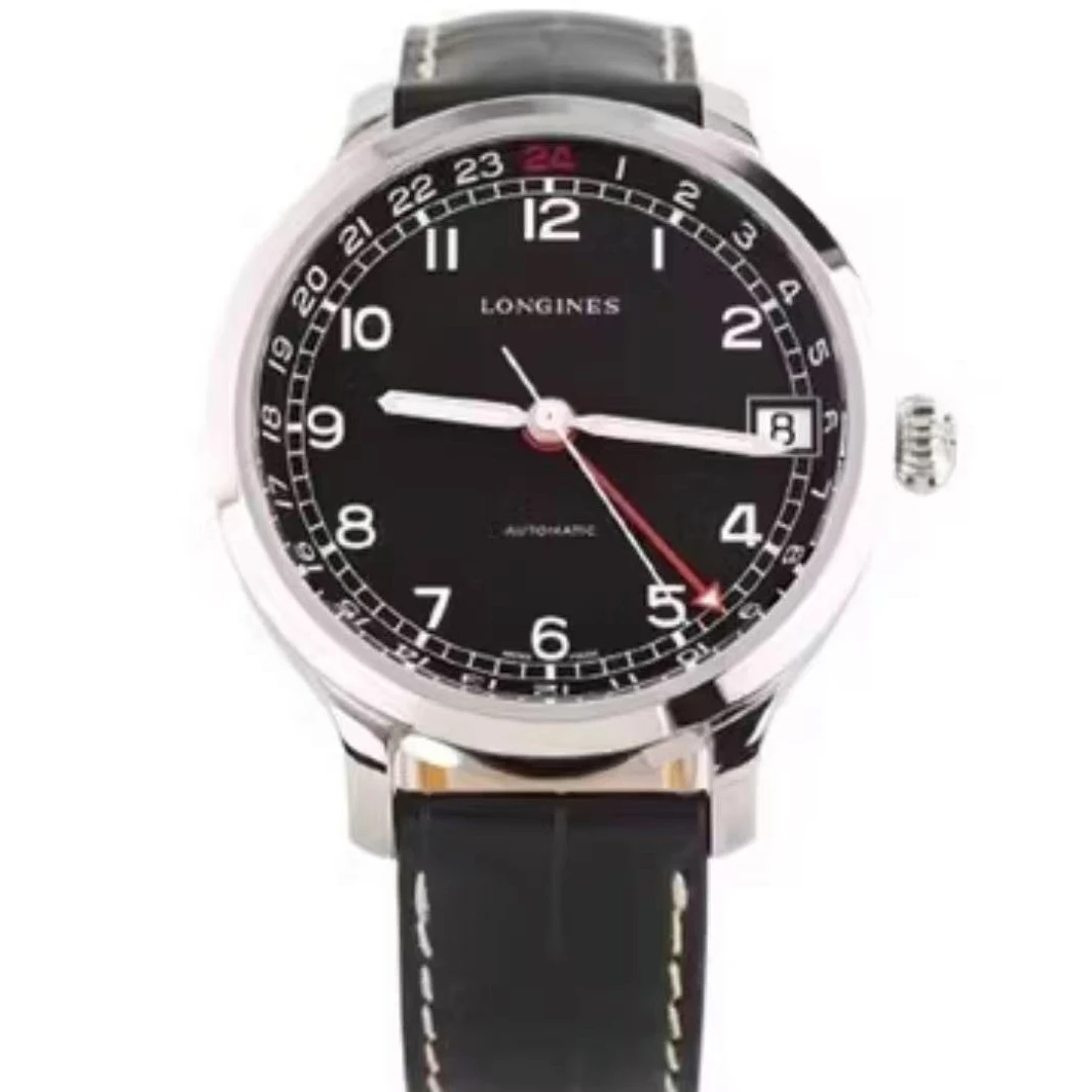 95新 Longines/浪琴 辰辰说表/浪琴经典复刻L2.789.4.53.3男表