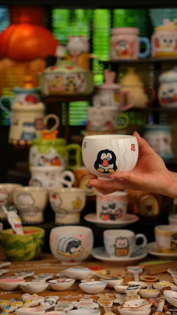 陶瓷无盖款企鹅蛋杯