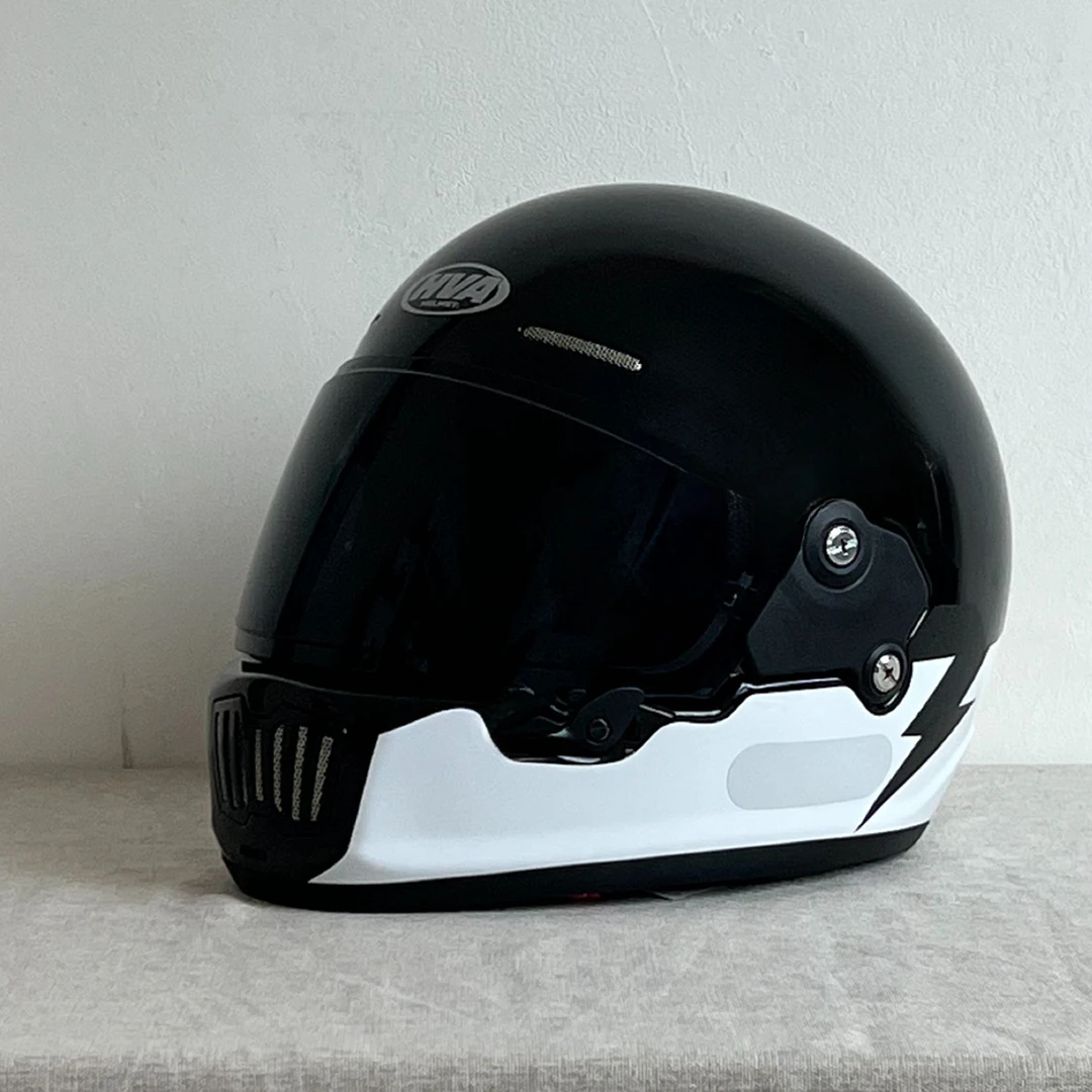 HVA摩托车夏季头盔防晒复古巡航盔男女机车全盔3C认证四季通用