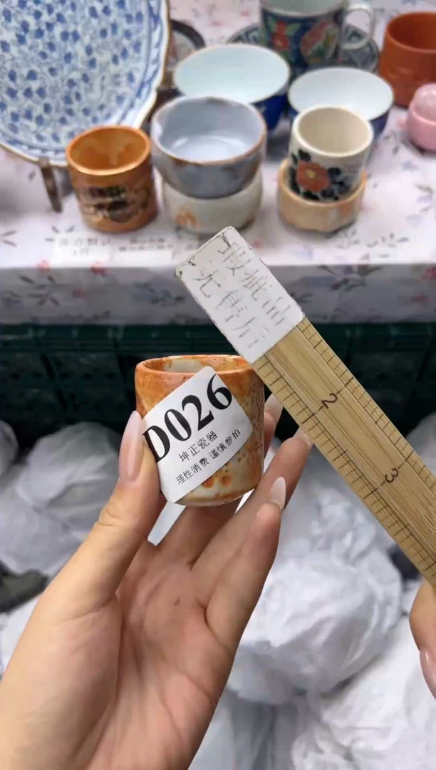 瓷片清***雨  D026