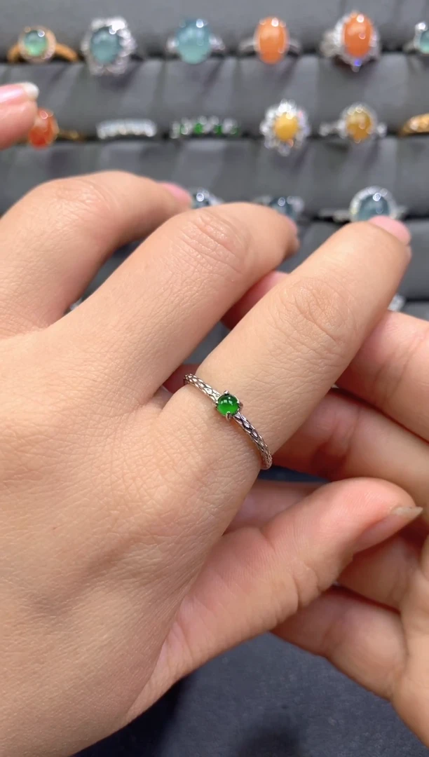 未镶嵌戒指翡翠天然A货翡翠