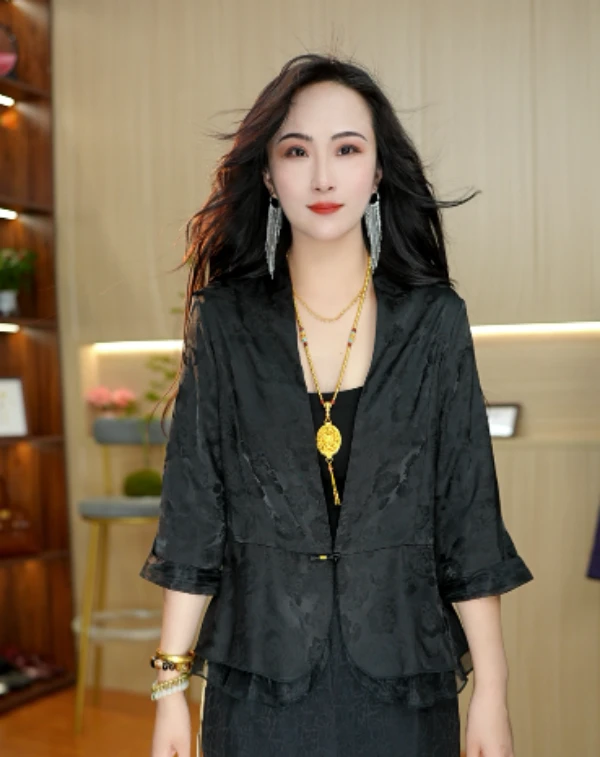 2248-23织花新款舒适时尚西装